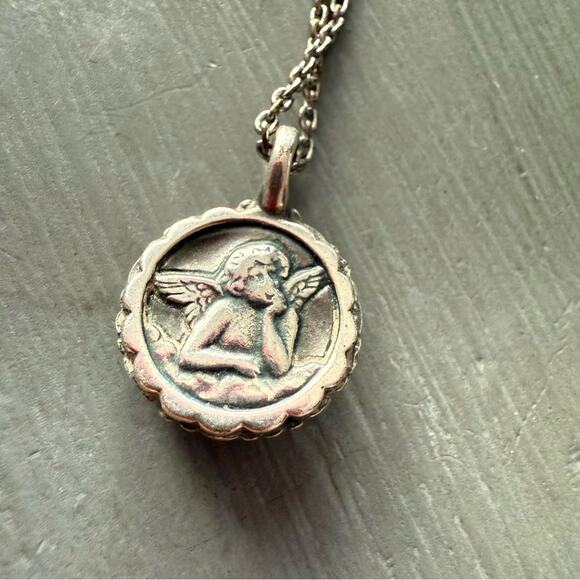 Mariana Swarovski Crystal Guardian Angel Pendant Necklace - Picture 13 of 15